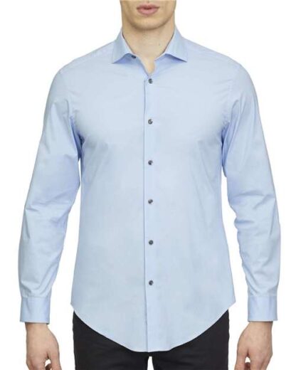 Chemise en coton extensible à M/L pour hommes