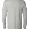 T-shirt chiné à manches longues unisexe CVC – Image 2