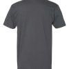 T-shirt col en V unisexe en jersey fin – Image 2