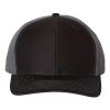 Casquette camionneur avec panneaux arrière en sergé