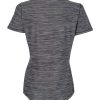 T-shirt Tech Mélange à col en V pour femmes - Image 2