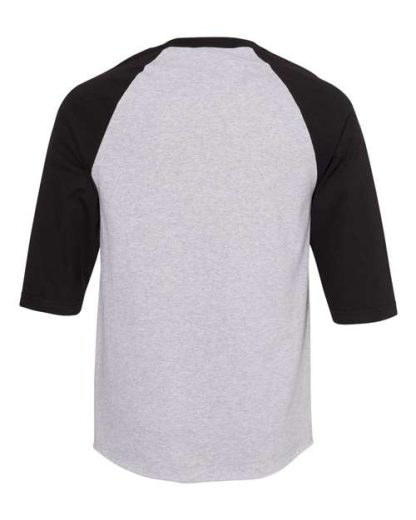 T-shirt manches raglan 3/4 classique pour adultes - Image 2