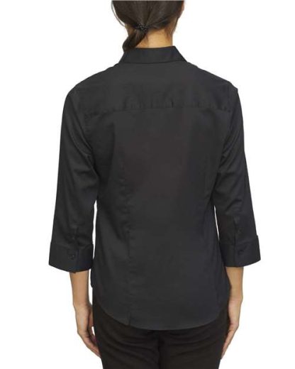 Chemise en sergé à manches trois-quarts pour femme - Image 2